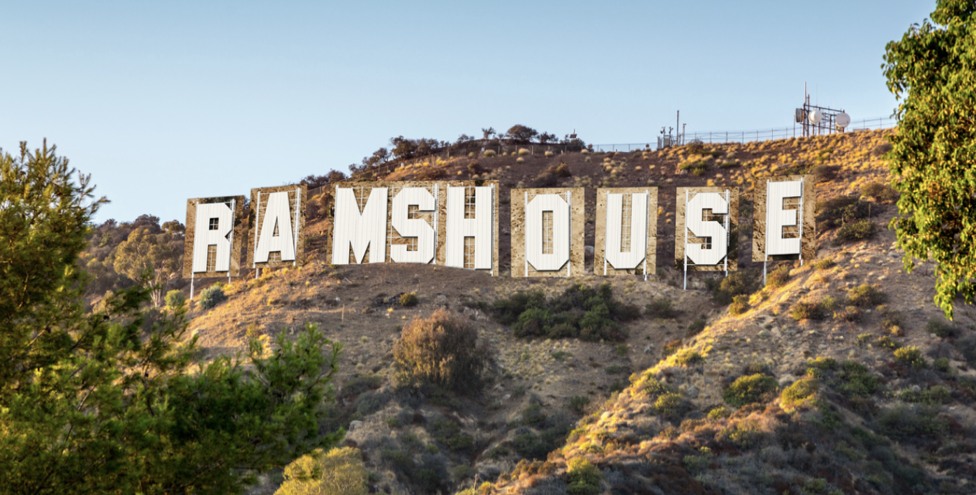 RAMS HOUSE: Wrapping the Hollywood Sign for the Rams Super Bowl LVI Win post preview image